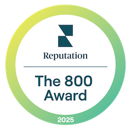 Reputation The 800 Award logo