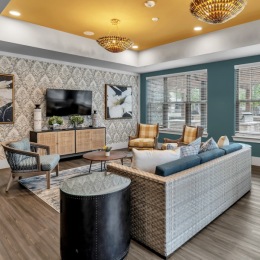 resident kitchen with ample seating