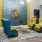 Resident lounge at our senior living community in Plano, TX, featuring cushioned chairs and a small table.